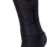Bruno Conte Navy Circular Jacquard Pattern Dress Sock