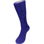 Bruno Conte Royal Blue Circular Jacquard Pattern Dress Sock