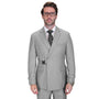 Aurelian Crest Collection: 2PC Grey Modern Fit Buckle Suit
