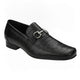 Black Genuine Ostrich Quill Bit Loafers by Belvedere