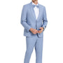Distinction Collection: Men's Solid 2-Piece Suit In Beau Blue - Slim Fit
