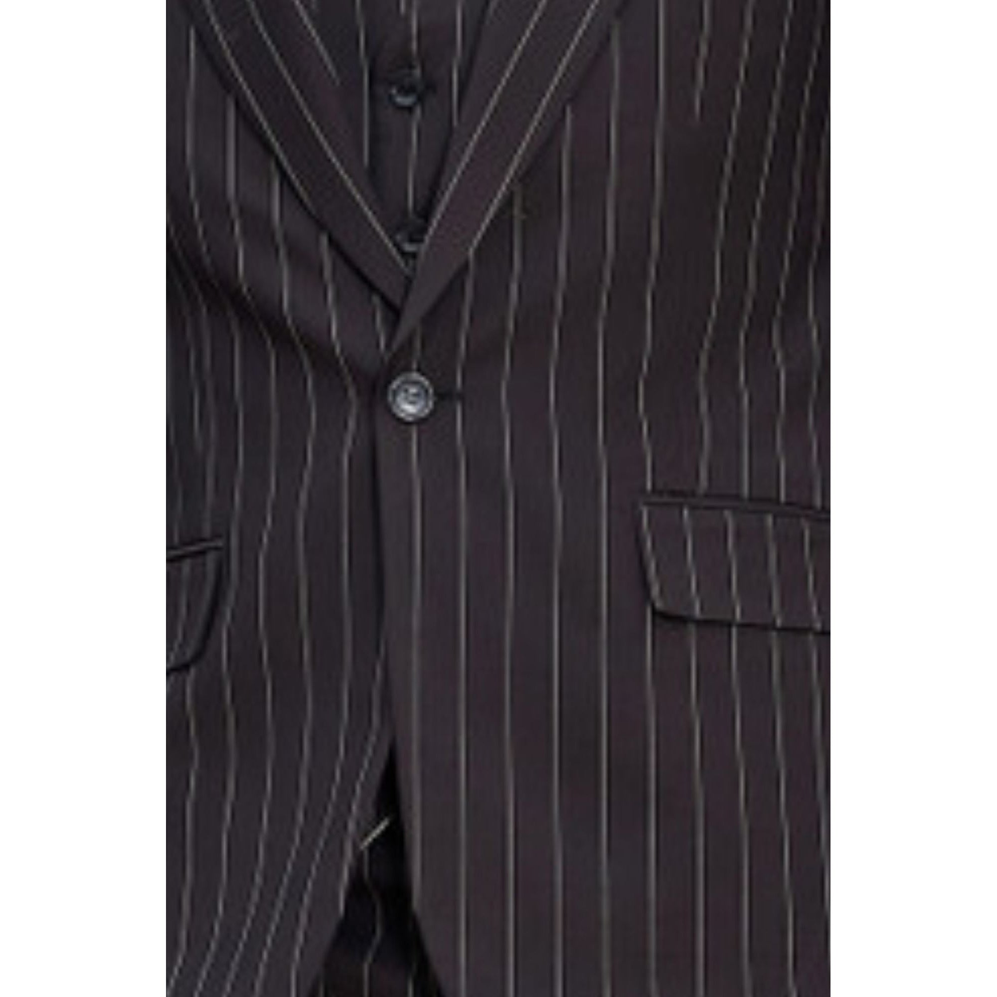 Black Pinstripe 3-Piece Hybrid Fit Suit – Suits & More