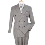 Black High Fashion Three-Piece Wool Suit with Vest