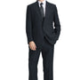 Innovatek Collection: 3 Piece Windowpane Hybrid Fit Suit In Black For Men