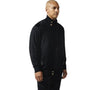 Winter Comfort Collection: Men's Black Full Cut Velour Sweater