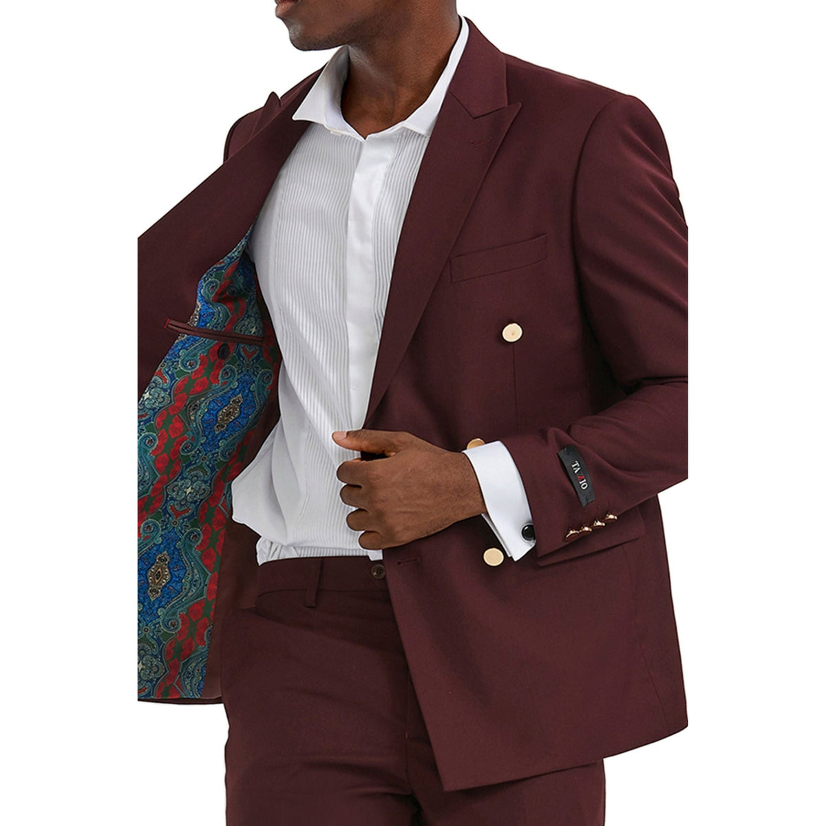 Burgundy suit - M356SK