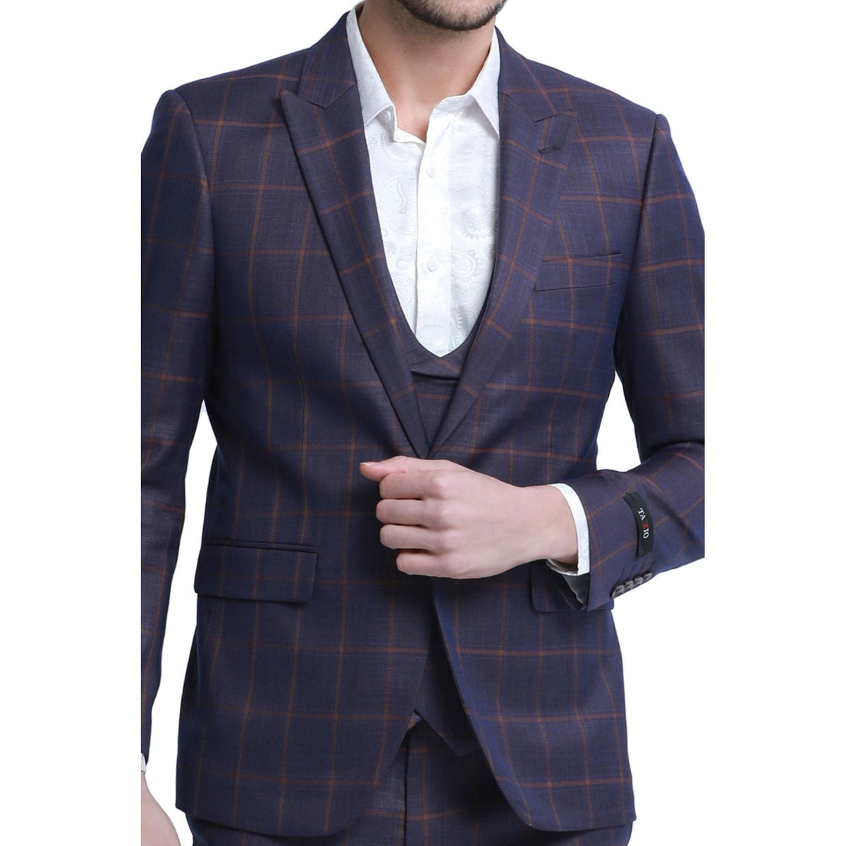 Burgundy suit - M328SK