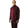 Winter Comfort Collection: Men's Burgundy Full Cut Velour Sweater