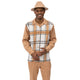 Caelum Collection: Men's Camel Plaid Walking Suit by Montique