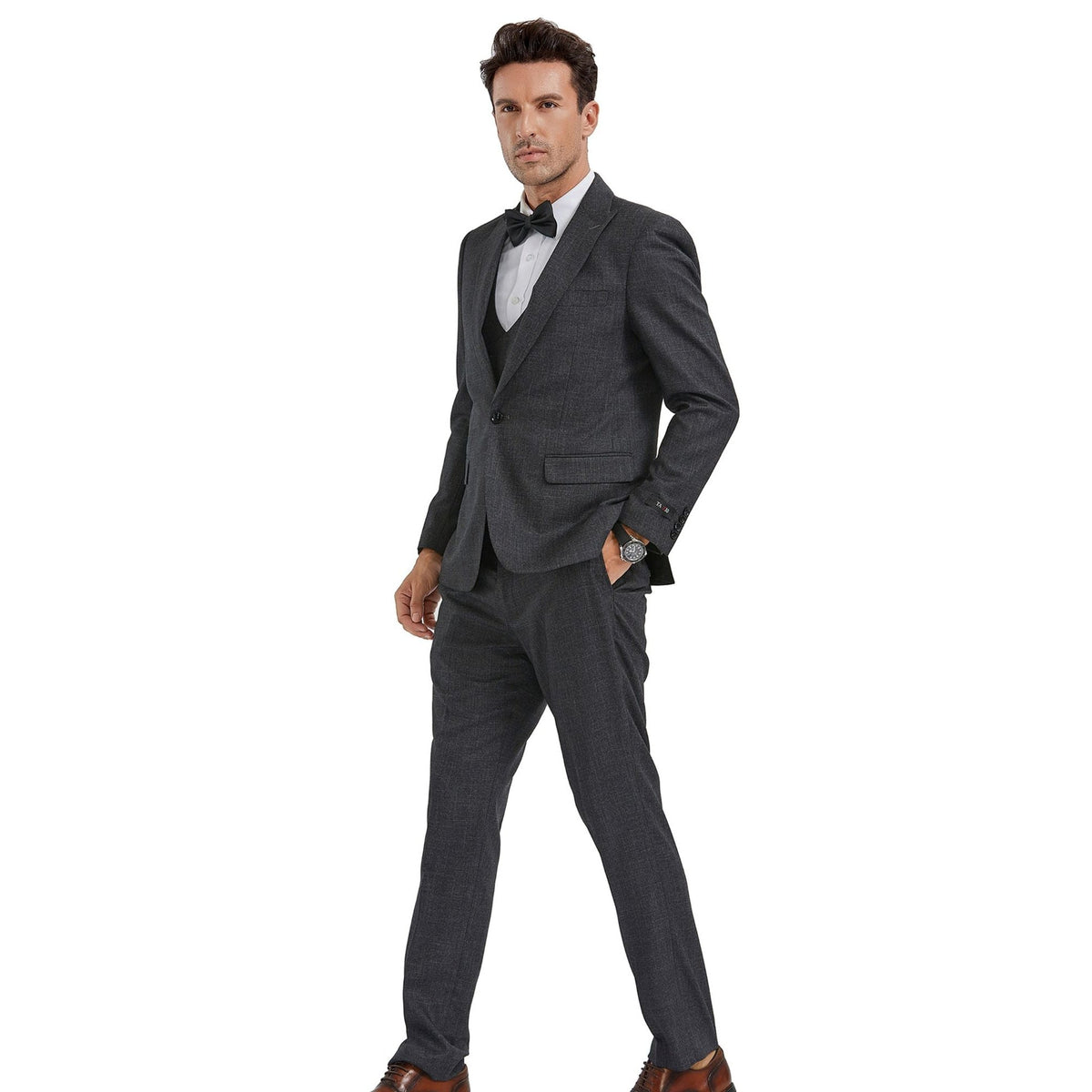 Charcoal suit - M349SK