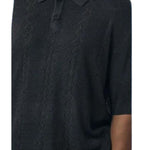 Chemise Collection: Charcoal Polo Knit Shirt