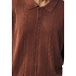Chemise Collection: Chestnut Polo Knit Shirt