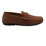 Montique OG Cognac Men's Perforated Suede Fashion Loafers