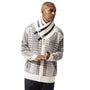 Metro Winter Collection: Men's Cream Patterned Sweater