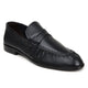 Black Italian Deerskin Penny Loafer by Belvedere