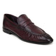 Burgundy Italian Deerskin Penny Loafer by Belvedere