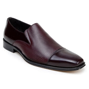Belvedere Andreo Burgundy Slip-On Shoe – Italian Deerskin & Nappa Leather