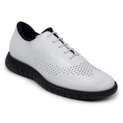 Belvedere White Polished Patent Leather Formal Sneaker