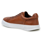 Inner side of black Belvedere deerskin sneaker
