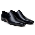 Pair of black Belvedere Maestro cap-toe Oxfords