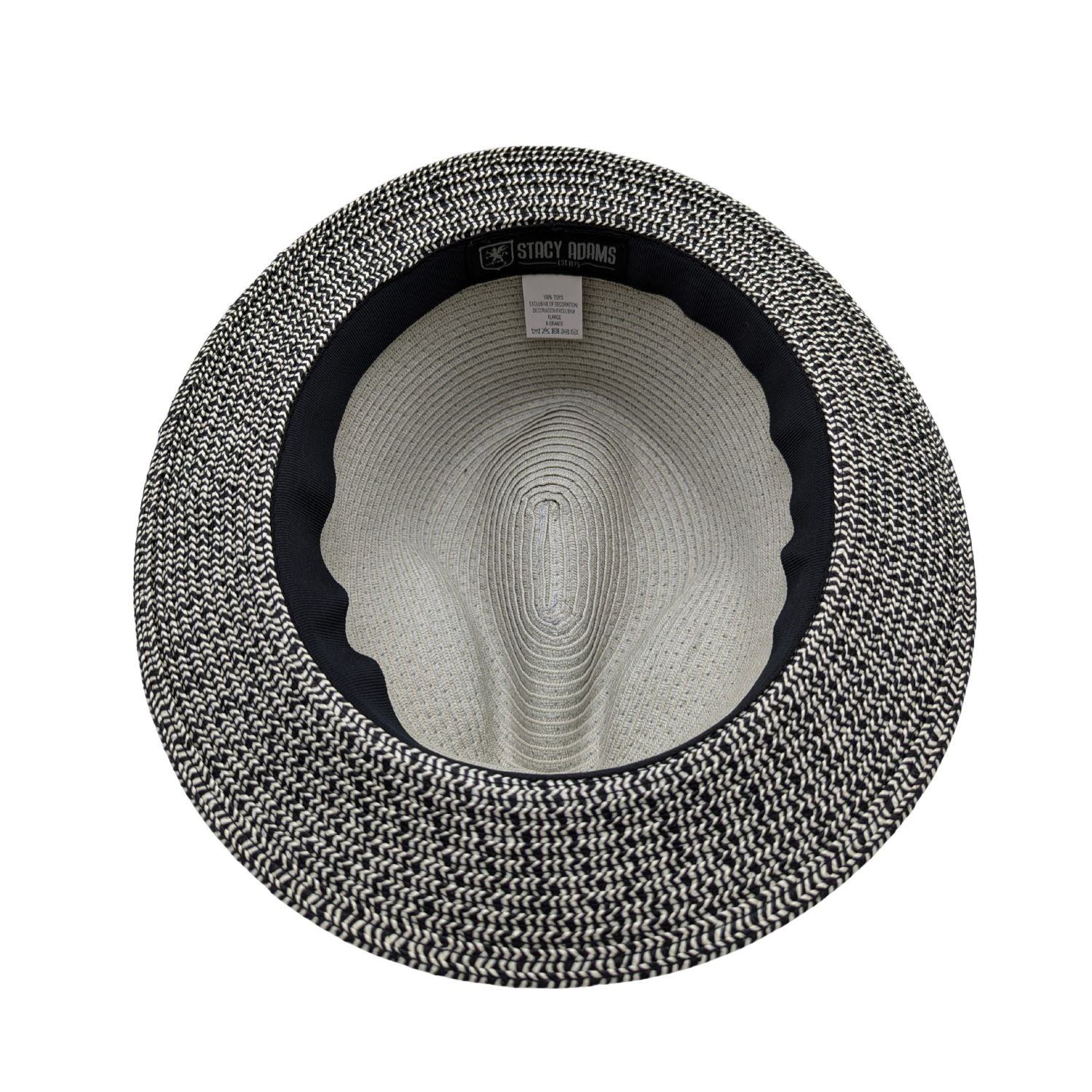 Black Paper Braid Fedora Hat with Feather Band – Suits & More