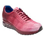 Genuine Ostrich Leather Athletic Fashion Shoes in Multi Rose