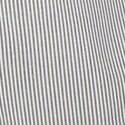 Close-up detail of black seersucker stripe fabric texture and pattern