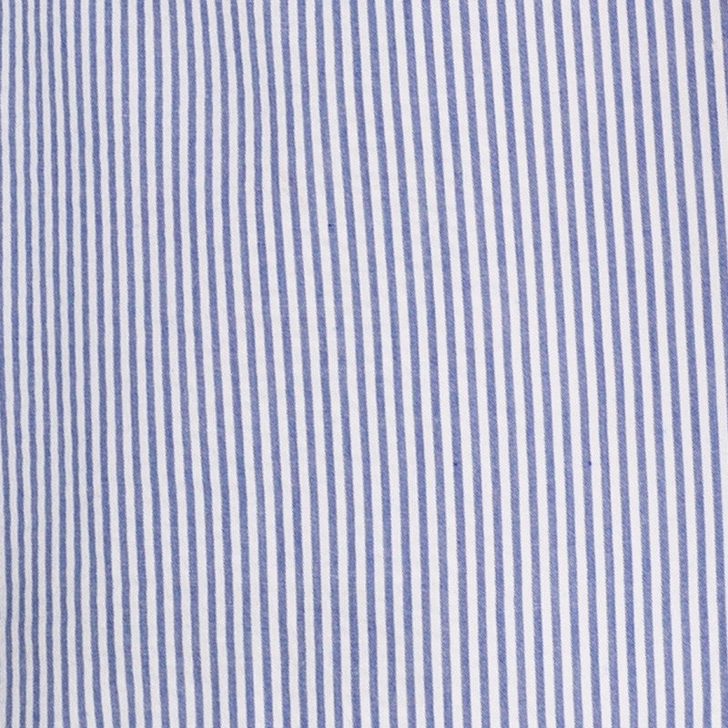 Close-up detail of black seersucker stripe fabric texture and pattern