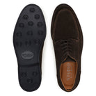 EVA rubber outsole of chocolate brown Belvedere Derby shoe