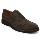 Olive Italian suede apron-toe Derby shoe by Belvedere