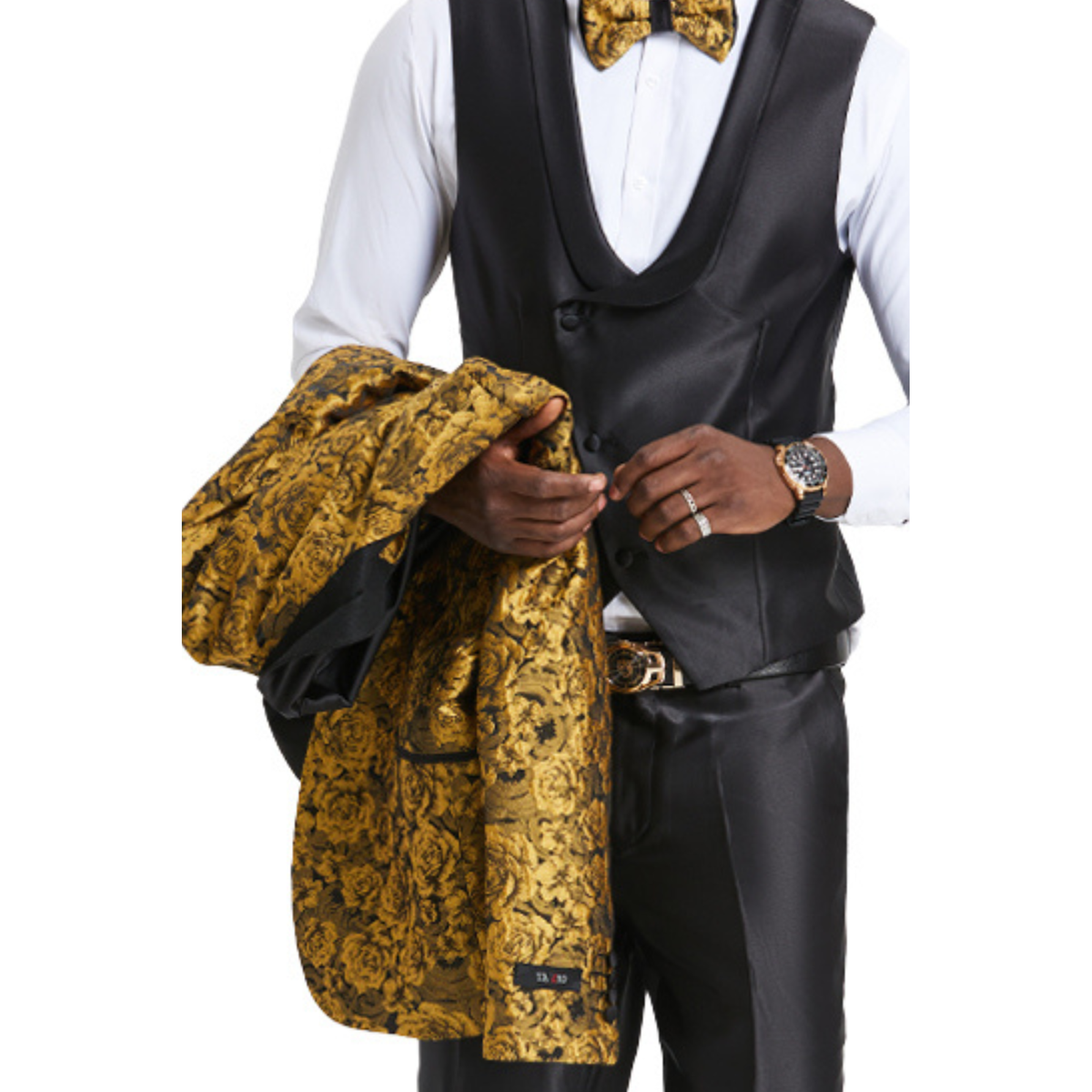 Gold/black suit - M363SK