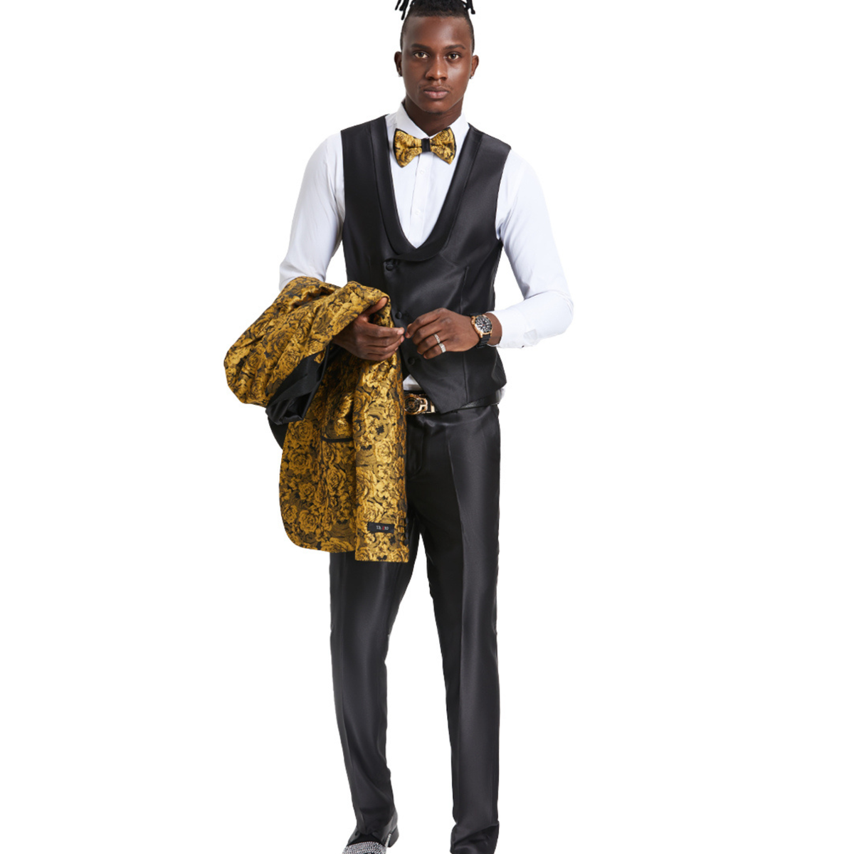 Gold/black suit - M363SK