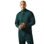 Winter Comfort Collection: Men's Green Full Cut Velour Sweater