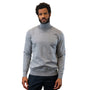 Vesta Collection: Modern Fit Grey Wool & Cashmere Turtleneck Sweater