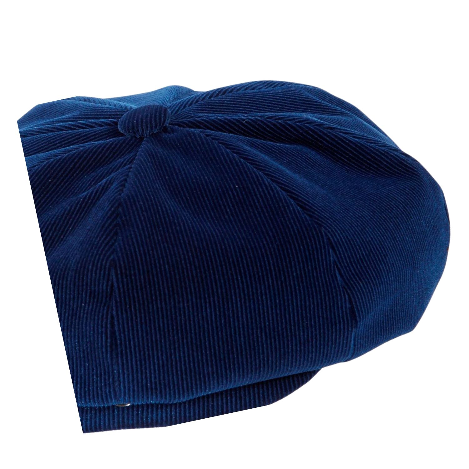 Men's Cobalt Blue Corduroy Newsboy Cap - FINAL SALE – Suits & More