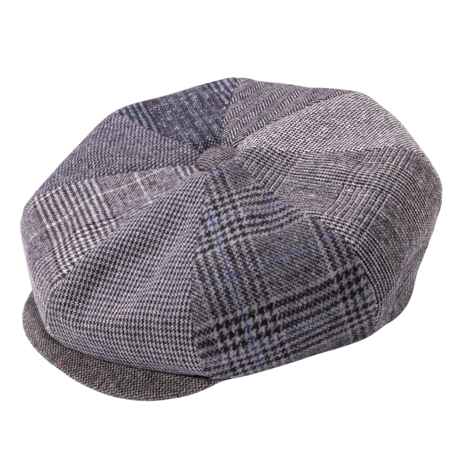 Men's Classic 8-Panel Newsboy Cap - Grey – Suits & More