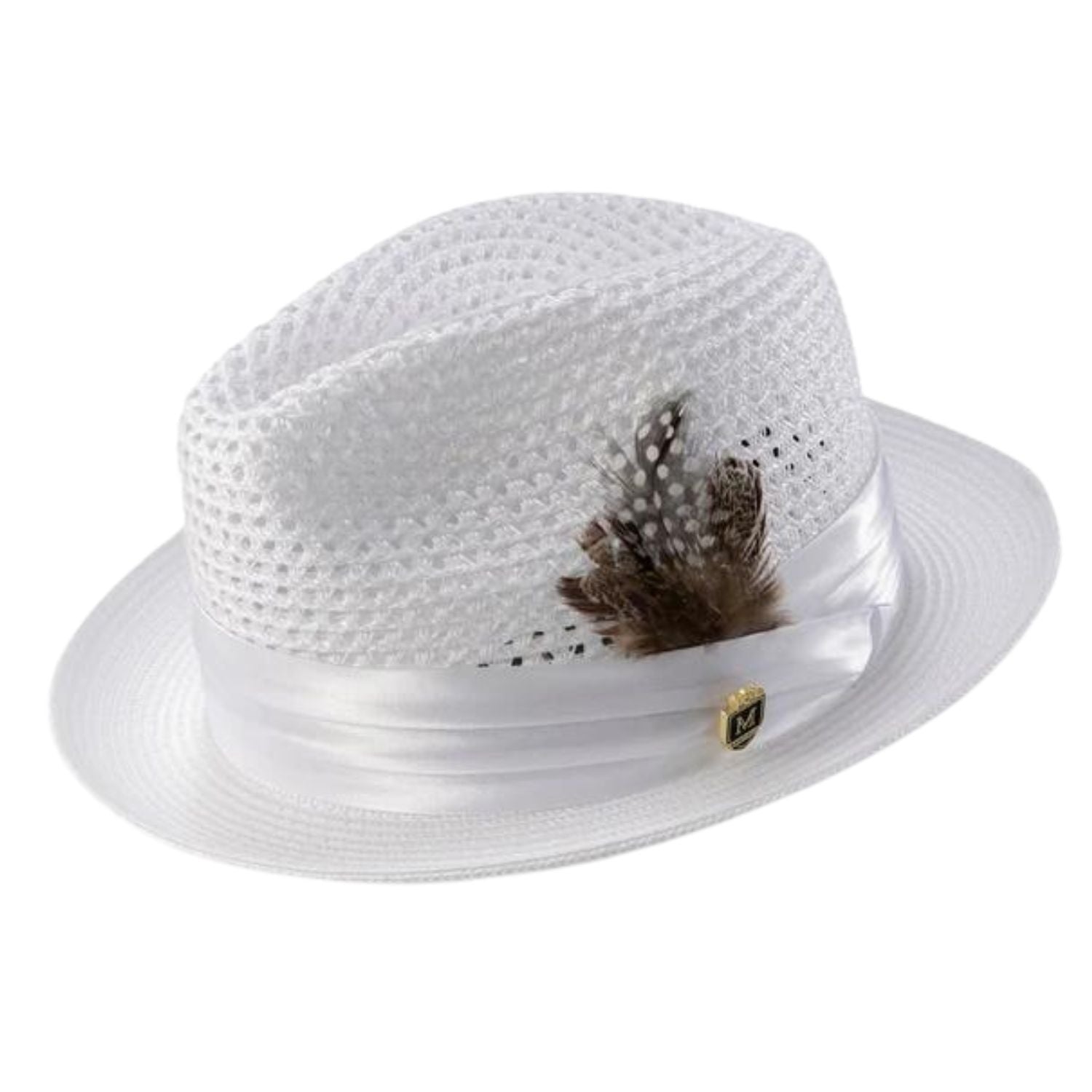 Solid Color Pinch Braided Fedora With Matching Satin Ribbon Hat H34 –  Tagged 