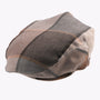 Elegant Checkered Ivy Cap in Brown - Classic Style