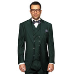 Biela Collection: Men's Wide-Leg 3-Piece Suit In Hunter