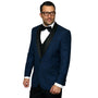 Atlas Attire Collection: 3PC Tailored Fit Tuxedo in Indigo