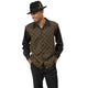 Fornax Collection: Men’s Walking Suit in Black/Khaki by Montique