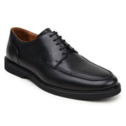Black Italian Apron-Toe Derby by Belvedere