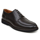 Brown Italian suede apron-toe Derby shoe by Belvedere