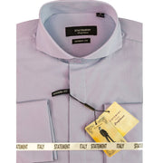 Gliese Collection: Lavender Modern Fit Dress Shirt with French Cuffs - FINAL SALE Size 16.5B 34/35