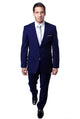 Essential Elegance Collection: Men's Two-Piece Suit Slim Fit with Notch Lapel In Navy - Slim Fit