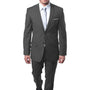 Essential Elegance Collection: Men's Two-Piece Suit Slim Fit with Notch Lapel In Grey - Slim Fit