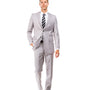 Essential Elegance Collection: Men's Two-Piece Suit Slim Fit with Notch Lapel In Light Grey - Slim Fit