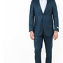 Avalon Collection: Sharkskin Two-Piece Suit – Mid Navy