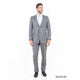 Sharkskin Slim Fit 2-Piece Suit with Notch Lapel - Earth Tan by Tazio