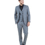 Zodiac Signature Collection: Three-Piece Suit in Solid Grey